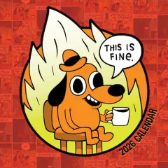 2026 THIS IS FINE Wall Calendar