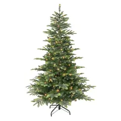 7.5ft. Pre-Lit Aspen Fir Artificial Christmas Tree, Color Select LED Lights