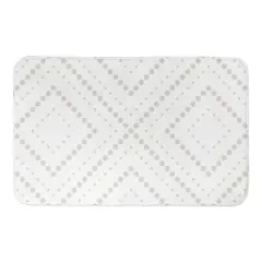 Dotted Diamonds 34" x 21" Bath Mat