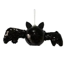 12" Hanging Disco Bat D&eacute;cor by Ashland&reg; Black