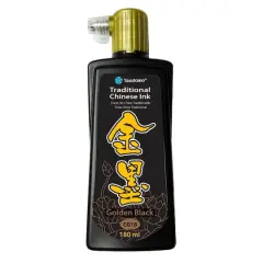 Yasutomo&reg; Golden Black Traditional Chinese Ink, 180mL