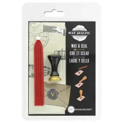 Manuscript Wax Sealing Initial Set V