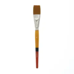 Princeton&trade; Snap!&trade; Series 9650 Gold Taklon Short Handle Stroke Brush