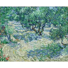 Diamond Dotz&reg; Advanced Olive Orchard (apres Van Gogh) Diamond Facet Art Kit