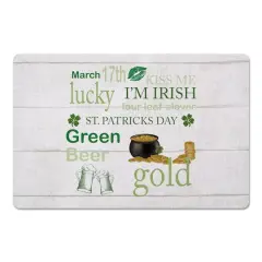 St Patrick Things 27" x 18" Floor Mat