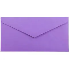 JAM Paper 3.875" x 7.5" Brite Hue Monarch Envelopes, 50ct. Violet