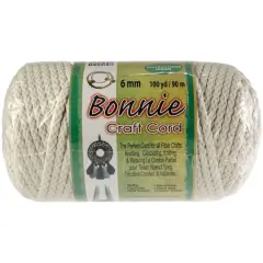 Bonnie Craft Cord, 6mm Lamb's Wool