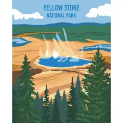 Yellowstone Paint-by-Number Kit by Artist's Loft&reg;