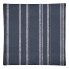 Blue Linen Stripe 10" x 10"Cotton Twill Napkin