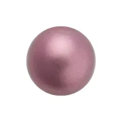 Preciosa Maxima 8mm Glass Nacre Pearls, 20ct. Light Burgundy