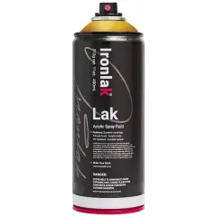 Ironlak Acrylic Spray Paint Gold (Metallic)