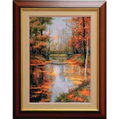 Charivna Mit Cross-stitch kit Gold autumn