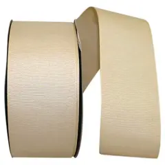JAM Paper 2.25" Grosgrain Texture Ribbon Natural
