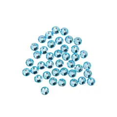 SS20 Round Hotfix Austrian Crystals by Bead Landing&trade;, 40ct. Aquamarine