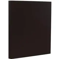 JAM Paper Matte 8.5'' x 11'' 28lb. Paper, 50 Sheets Black