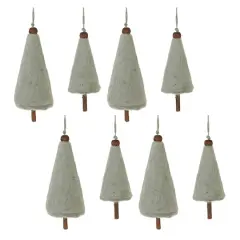 Felt Wool Pine Tree Ornaments Set