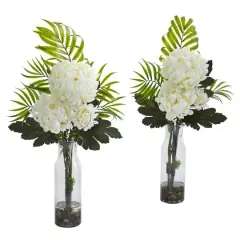 Tropical Mum Arrangement In Vase, 2ct. Cream