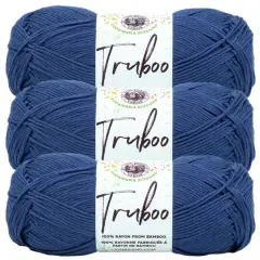 3 Pack Lion Brand&reg; Truboo Yarn Navy