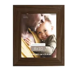 Expressions&trade;8" x 10" Walnut Wide Scoop Frame by Studio D&eacute;cor&reg;