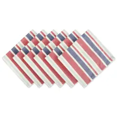DII&reg; Patriotic Stripe Cloth Dinner Napkins, 6ct.
