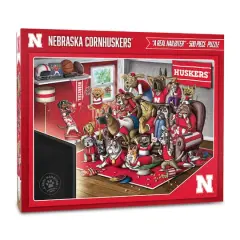 College Football Purebred Fans A Real Nailbiter 500 Piece Puzzle Nebraska Cornhuskers