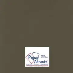 PA Paper&trade; Accents Smooth 12"x 12" Heavyweight Cardstock, 25 Sheets Dark Molasses