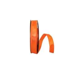 JAM Paper 1" x 100yd. Dyna Satin EZ Wired Ribbon Orange