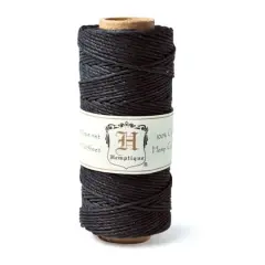 Hemptique&reg; Hemp Cord Spool, 20lb. Black