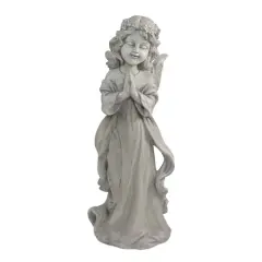 21" Angel in Prayer Outdoor Garden Planter Statue