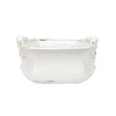 Hello Honey&reg; 16" White Terracotta Cache Pot