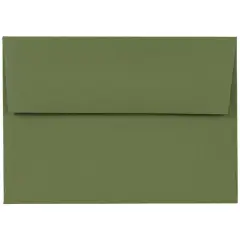JAM Paper A1 Premium Invitation Envelopes, 50ct. Olive
