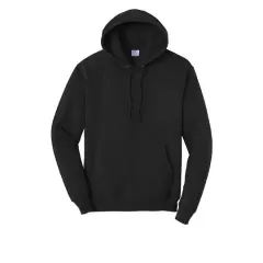Port & Company&reg; Tall Core Fleece Pullover Hooded Sweatshirt Jet Black