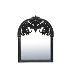 13" Gothic Style Black Wall Mirror by Ashland&reg;