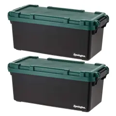 Iris&reg; Remington 60 Qt. Black, Heavy Duty Trailbox, 2 Ct