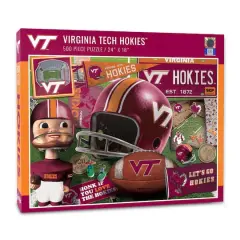 College Team Retro Series 500 Piece Puzzle Virginia Tech Hokies