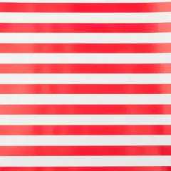 JAM Paper Striped Gift Wrap Red and White