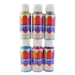 Pro Art&reg; Pearlescent 6 Color Liquid Tempera Paint Set