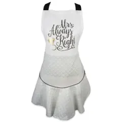 Mrs. Always Right Ruffle Apron