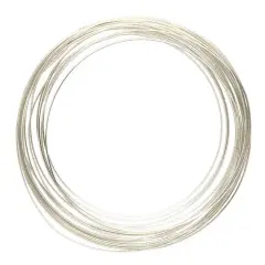 The Beadsmith&reg; Wire Elements&trade; 16 Gauge Silver Tarnish Resistant Soft Temper Wire, 4yd.