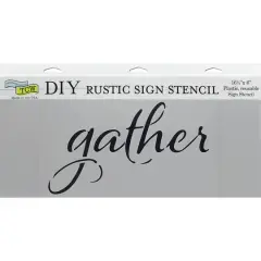 The Crafter's Workshop Gather Stencil, 16.5'' x 6''