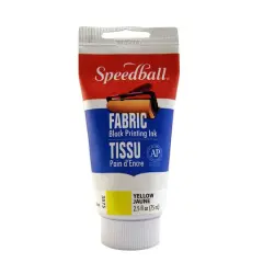 Speedball&reg; Fabric Block Printing Ink, 2.5oz. Yellow