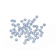 SS12 Round Flatback Austrian Crystals by Bead Landing&trade;, 65ct. Light Sapphire