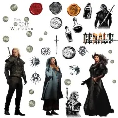 RoomMates The Witcher Characters Peel & Stick Wall Decals