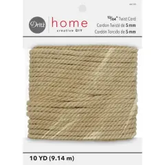Dritz&reg; Home 13/64" x 10yd. Natural Twist Cord