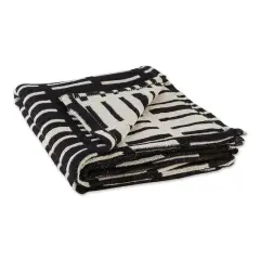 DII&reg; Black Urban Jacquard Throw