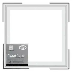 Ampersand&trade; White 1.5" Depth Thin Edge Floaterframe