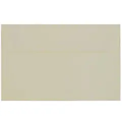 JAM Paper A10 Strathmore Invitation Envelopes, 50ct. Natural White Laid