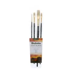 Princeton&trade; Dakota&trade; Synthetic Hog Bristle 4 Piece Brush Set