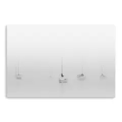 Lumaprints Six Moored Sailboats Canvas Gicl&eacute;e