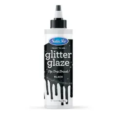 Satin Ice&reg; Glitter Glaze Black